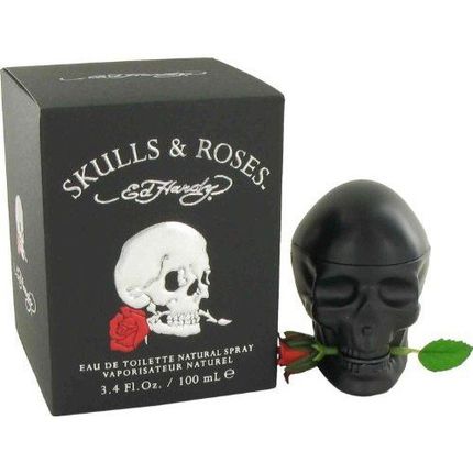 Ed Hardy Skulls & Roses by Christian Audigier 3.4 oz EDT for men