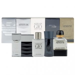 Giorgio Armani Mini 5 pc Fragrance Variety Set for men