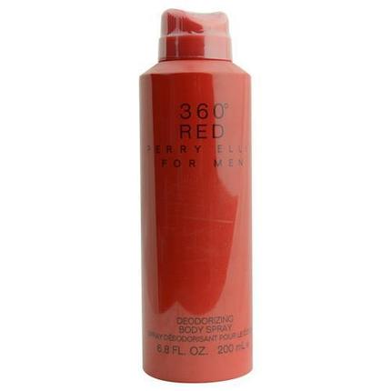 360 Red for Men by Perry Ellis 6.8 oz Deodorant Body Spray for Men