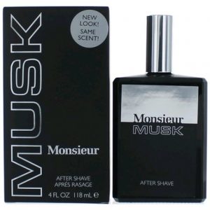 Monsieur Musk by Dana 4 oz Aftershave for men