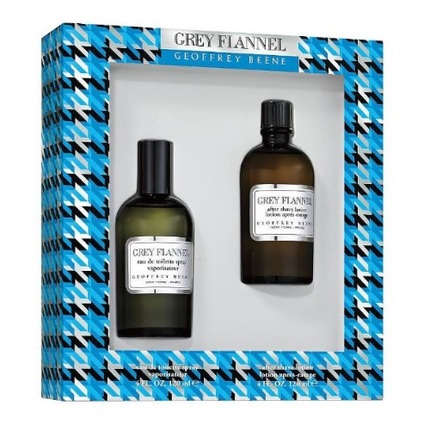 Grey Flannel by Geoffrey Beene 2pc Gift Set EDT 4 oz + Aftershave 4 oz for Men