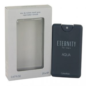 Eternity Aqua by Calvin Klein 0.67 oz EDT Travel Spray for men