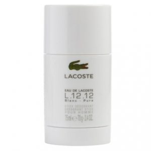 Lacoste L.12.12 Blanc Pure by Lacoste 2.4 oz Deodorant Stick For Men
