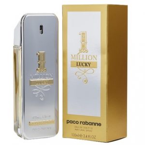 1 Million Lucky by Paco Rabanne 3.4 oz EDT for men
