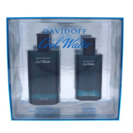 Cool Water by Davidoff 2pc Gift Set EDT 4.2 oz + After Shave 2.5 oz for Men
