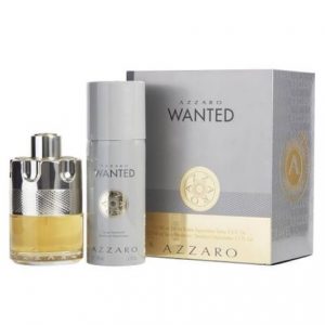 Azzaro Wanted by Azzaro 2pc Gift Set 3.4 oz EDT + 5.1 oz Deodorant Spray for Men