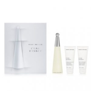 L'eau D'Issey by Issey Miyake 3pc Gift Set EDT 3.3 oz + Body Lotion 2.5 oz + Shower Cream 2.5 oz for Women