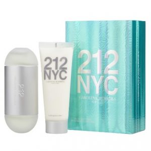 212 NYC by Carolina Herrera 2pc Gift Set for Women EDT 3.4 oz + Hydrating Body Lotion 3.4 oz